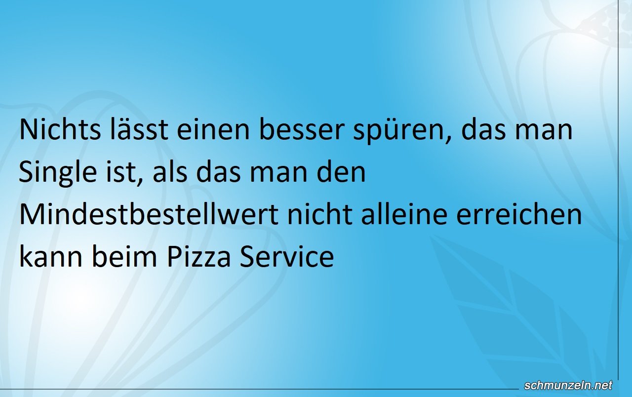 Mindestbestellwert Pizzas