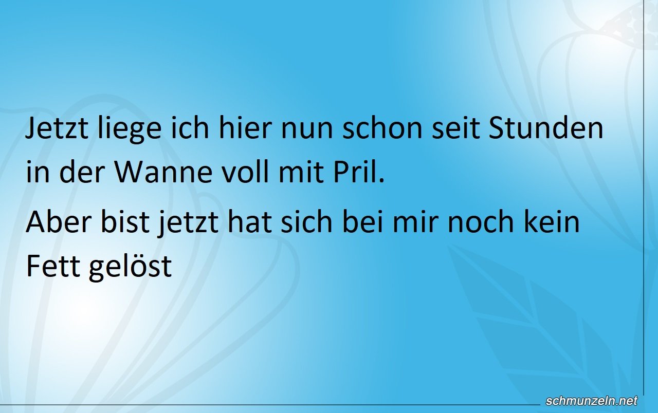 Pril ist kein guter Fettlöser Pril ist kein guter Fettlöser