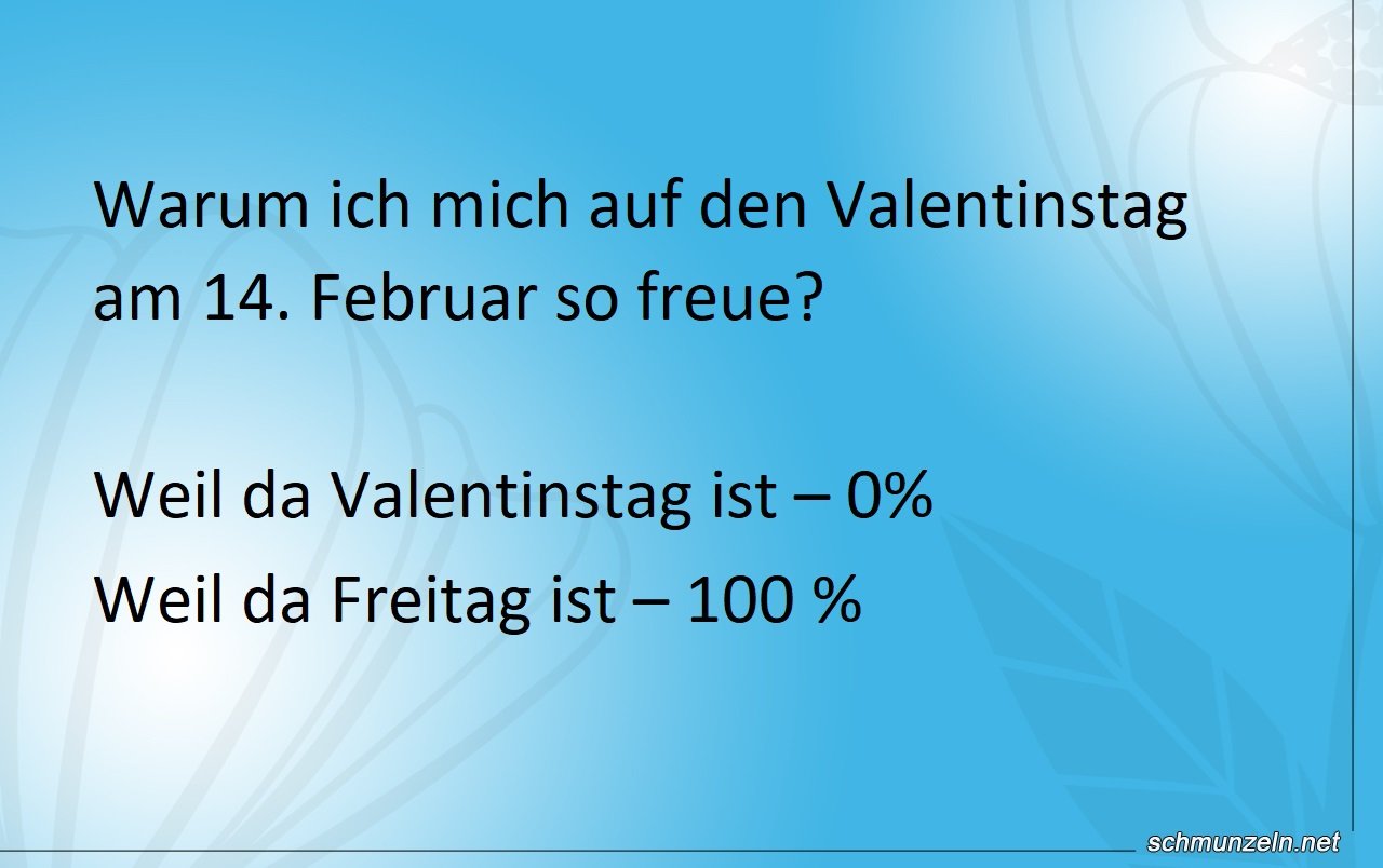 Valentinstag frei