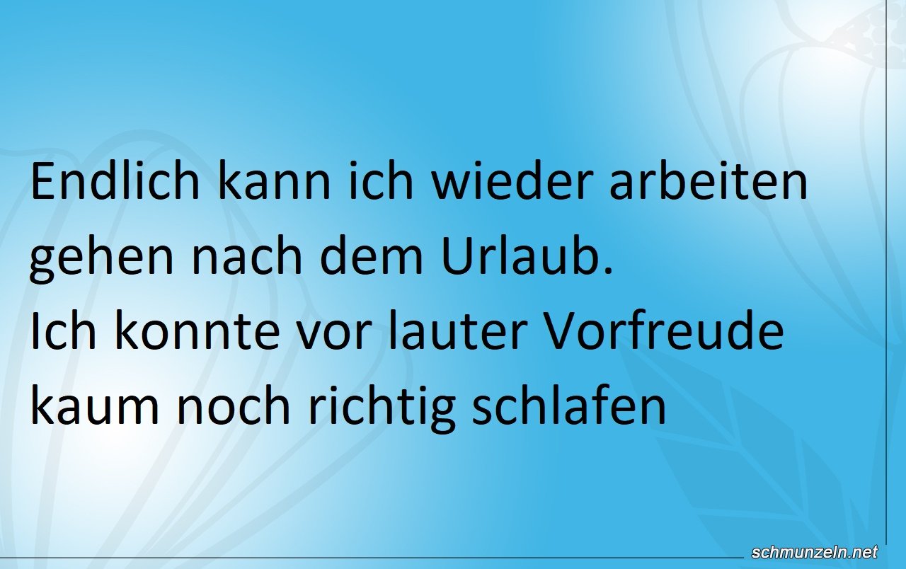 arbeiten gehen