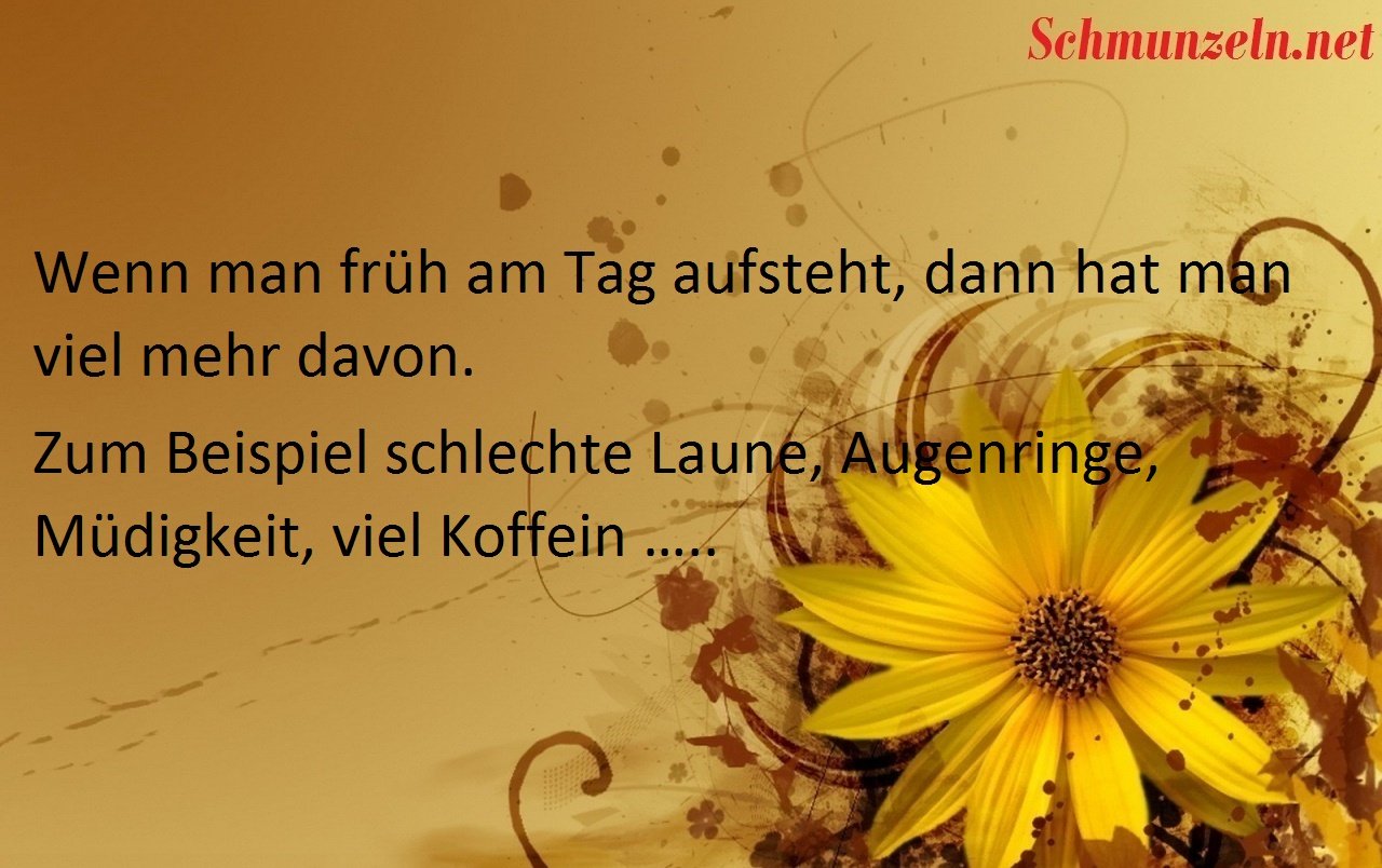 Wenn man viel zu früh aufstehen muss