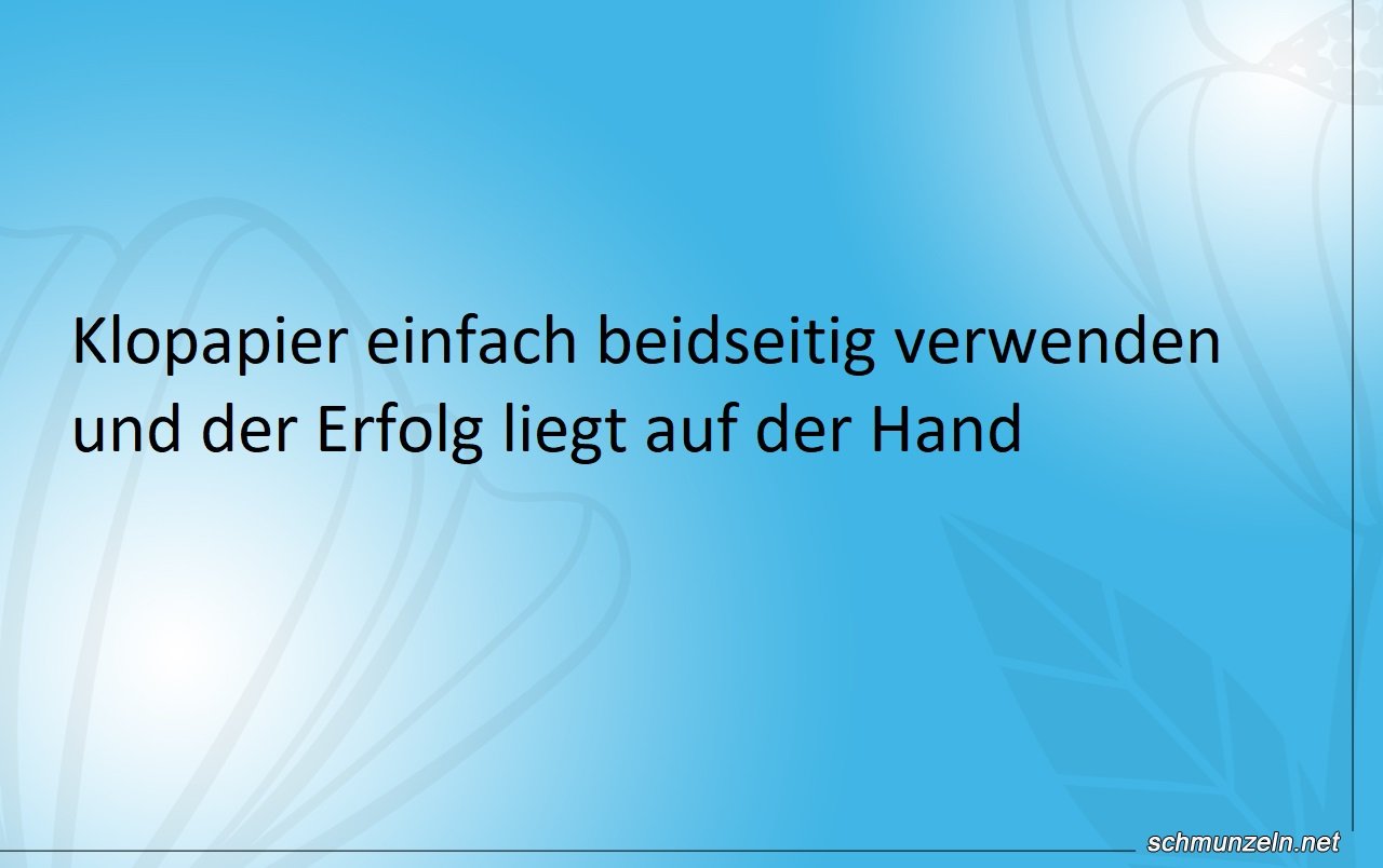 beidseitiges klopapier