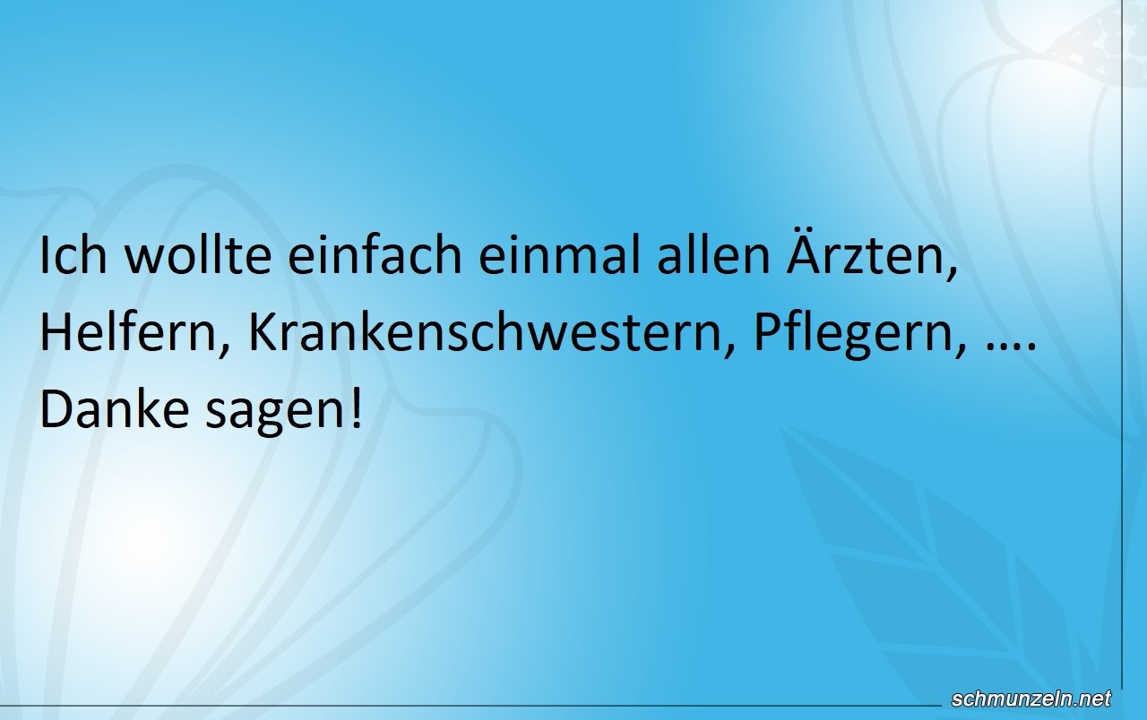 danke sagen