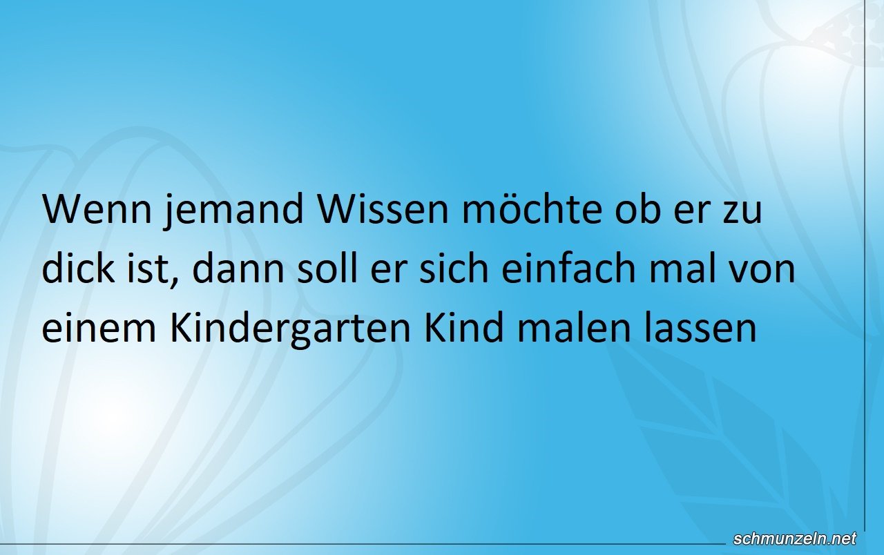 Bin ich dick? Lass dich von einem Kind malen Bin ich dick? Lass dich von einem Kind malen
