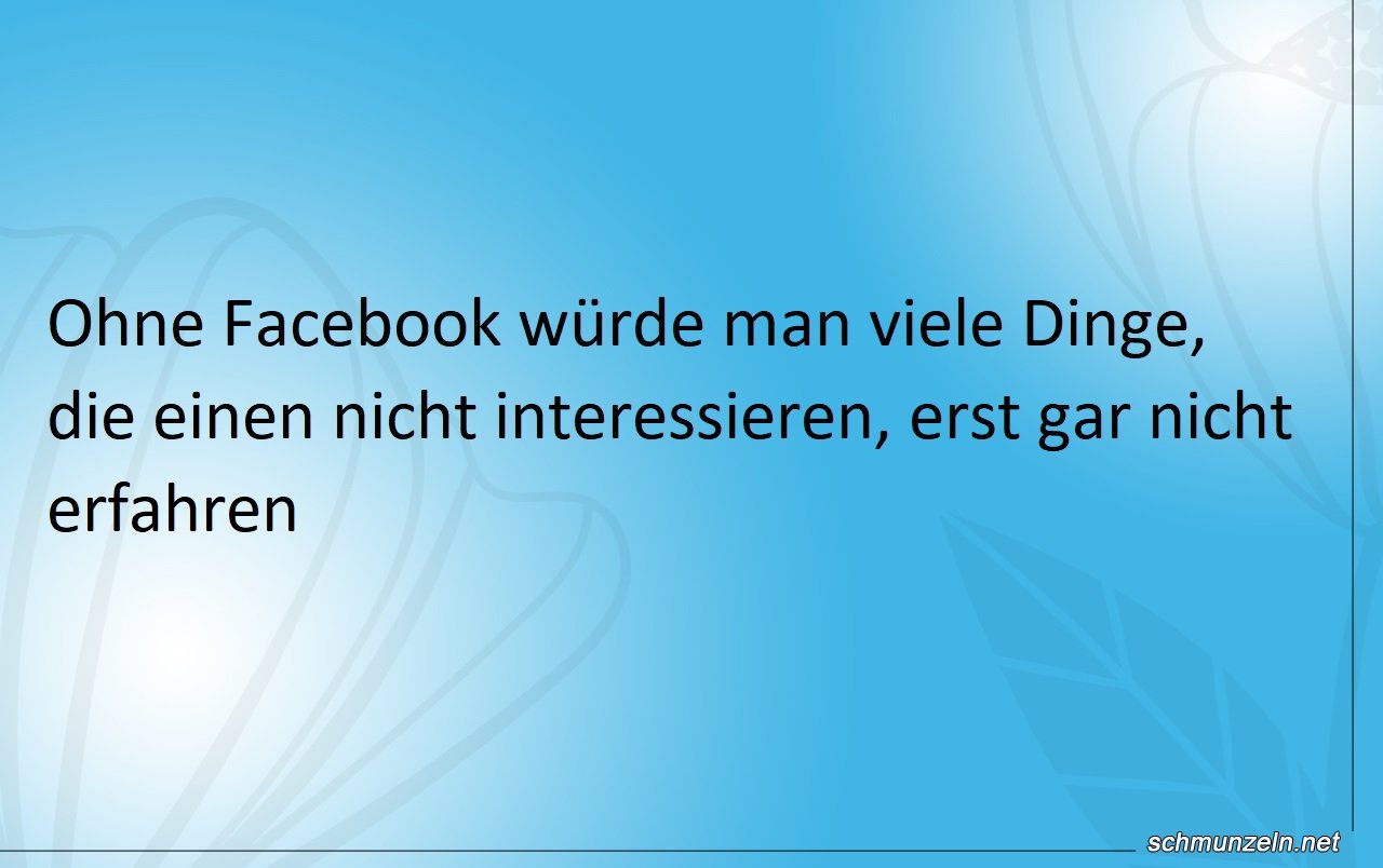 facebook nervt