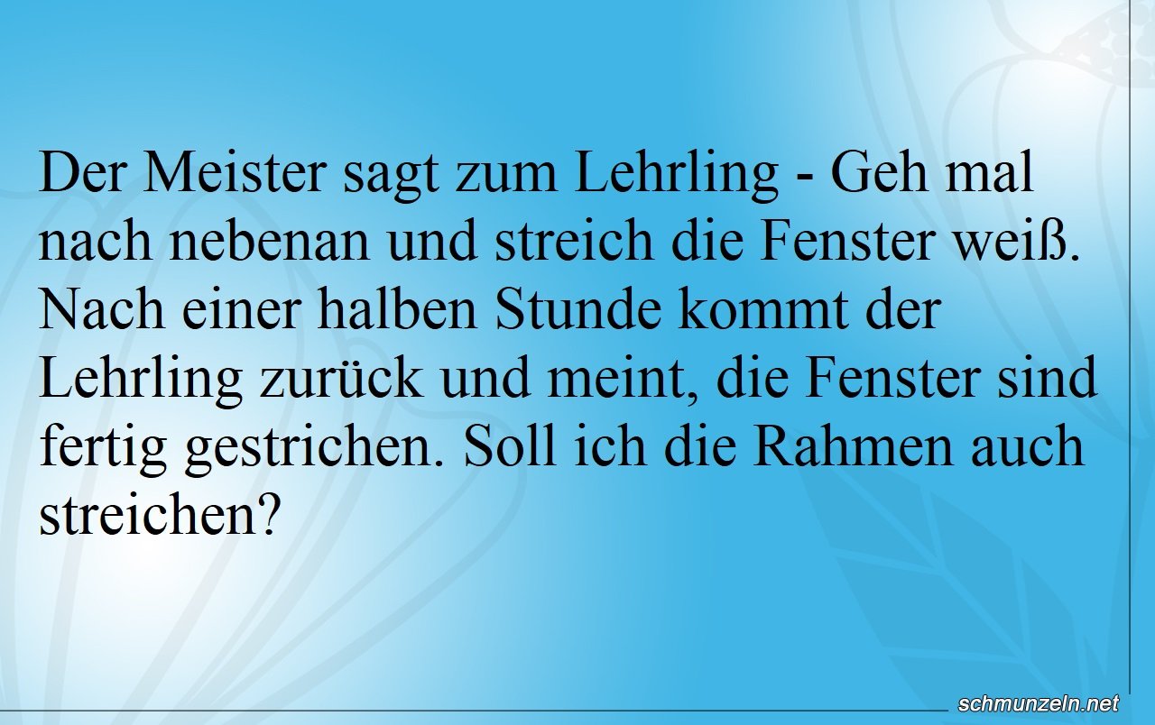 fensterstreichen