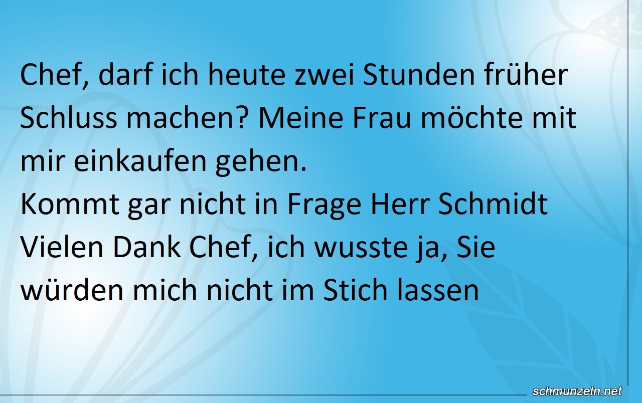 frueher gehen