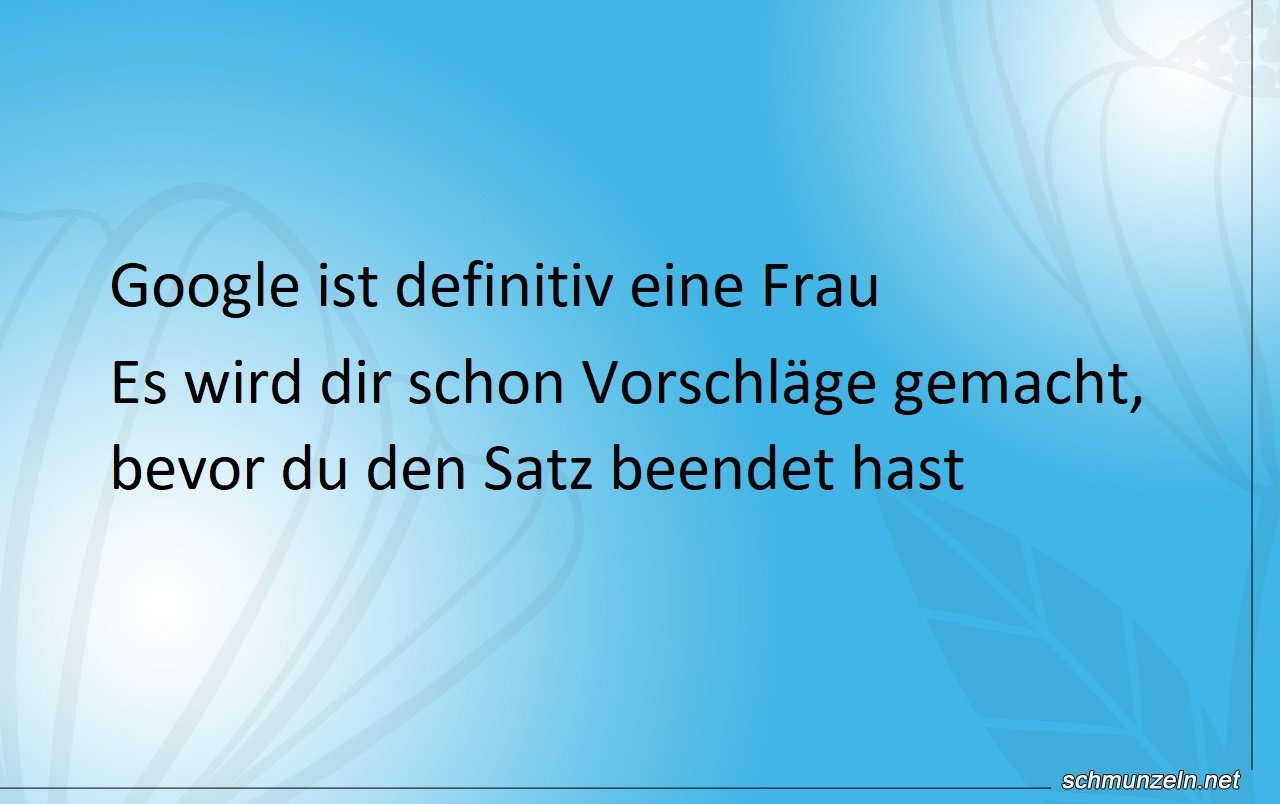 Ist Google weiblich? Ist Google weiblich?