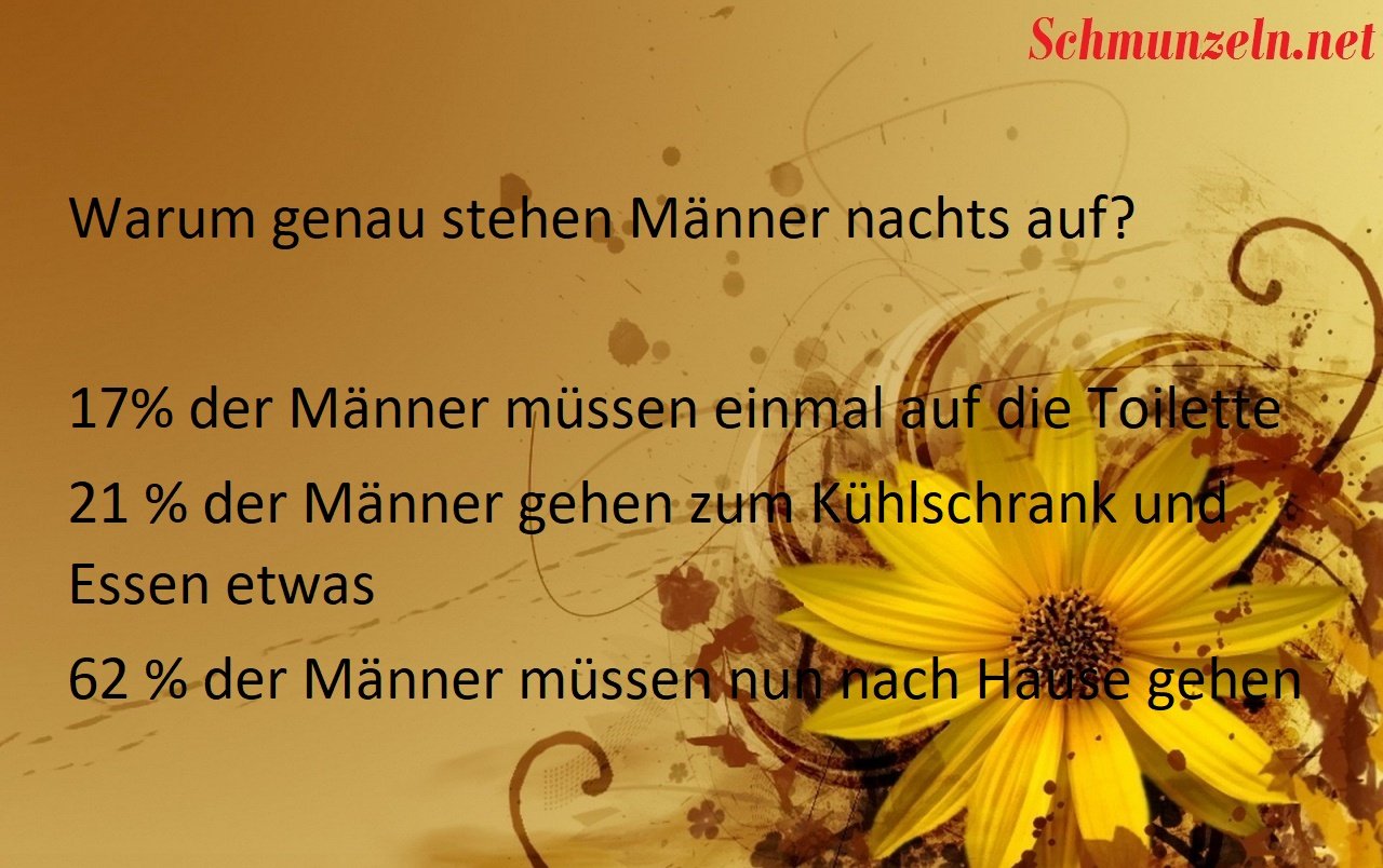 Wenn Männer nachts raus müssen… Wenn Männer nachts raus müssen…