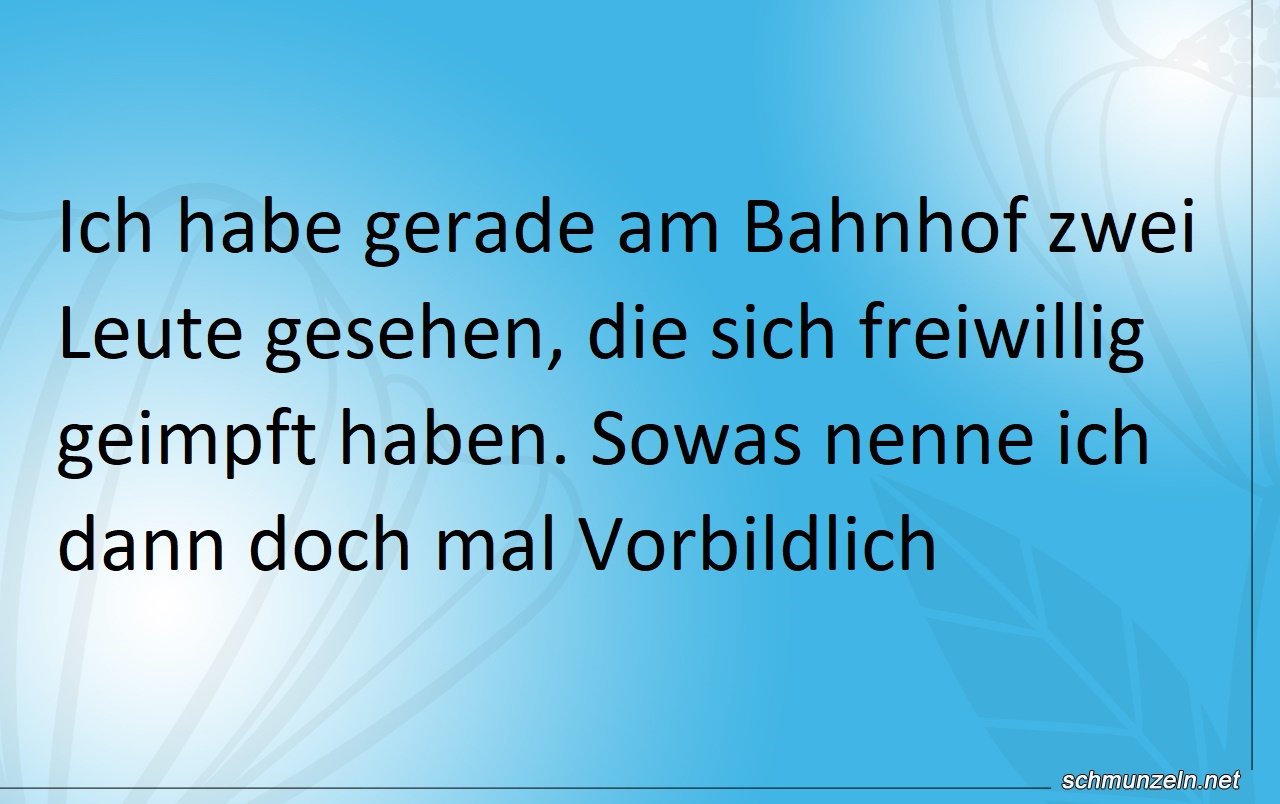 Immer vorbildlich Impfen lassen Immer vorbildlich Impfen lassen