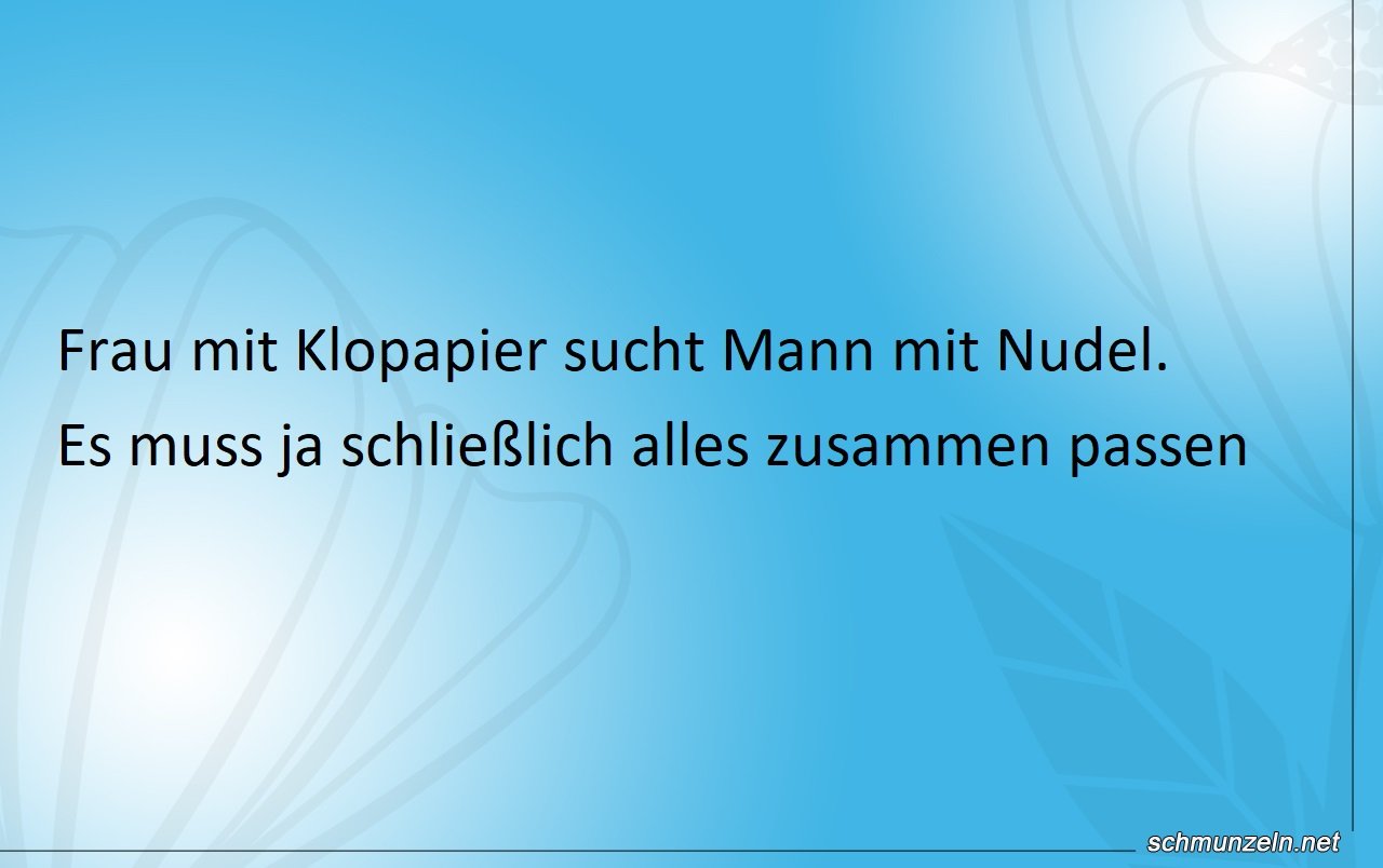klopapier sucht nudeln
