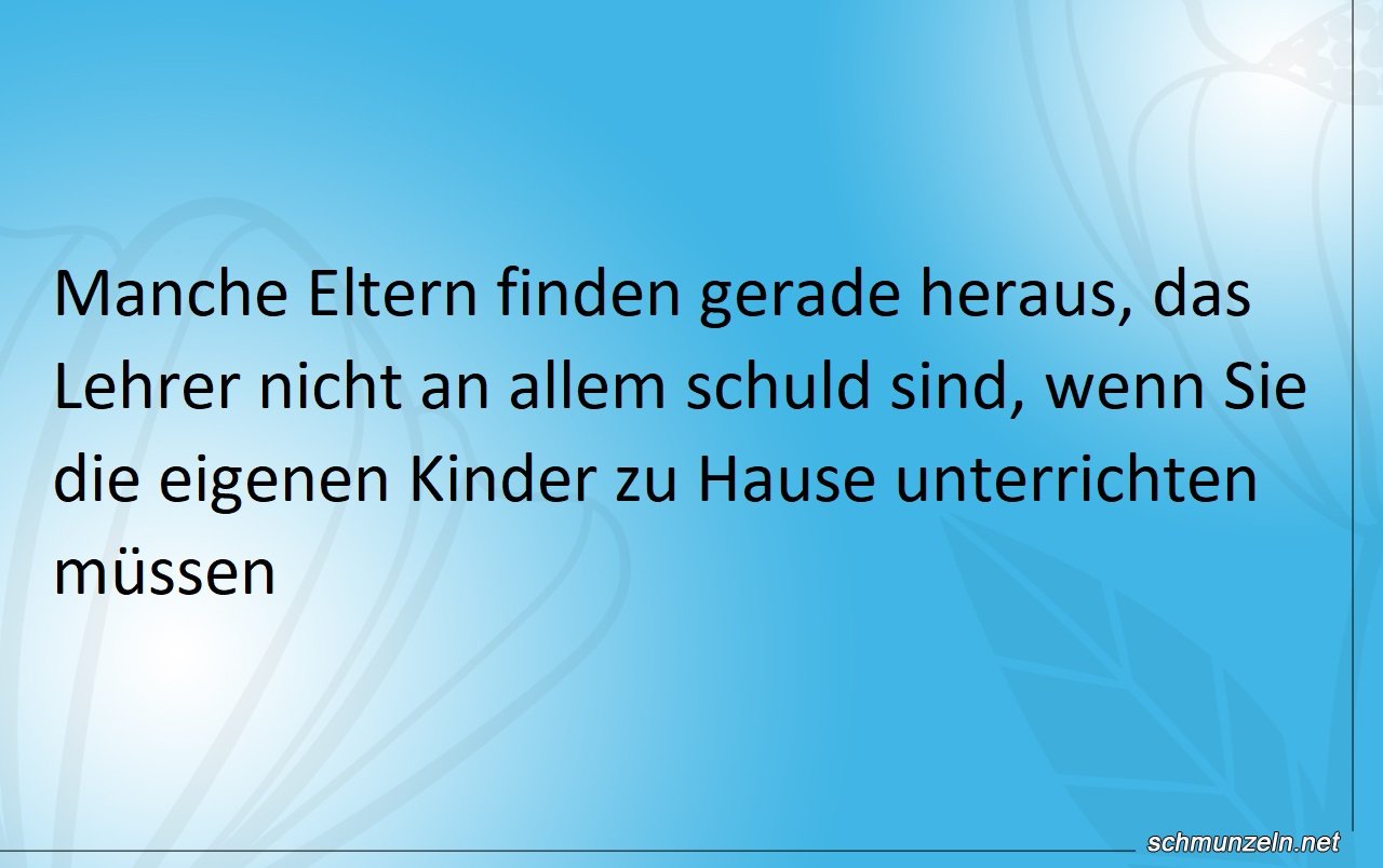 lehrer schuld