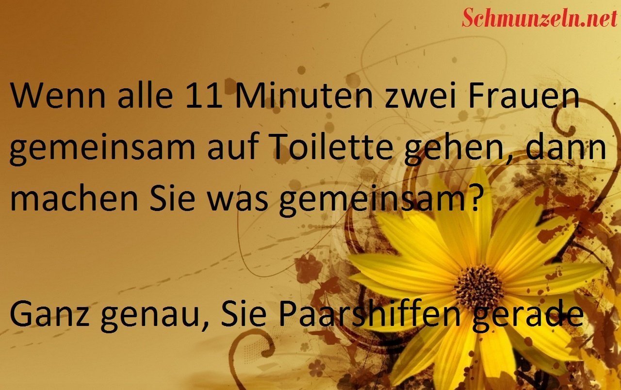 Wenn Frauen zusammen auf die Toilette gehen paarschiffen