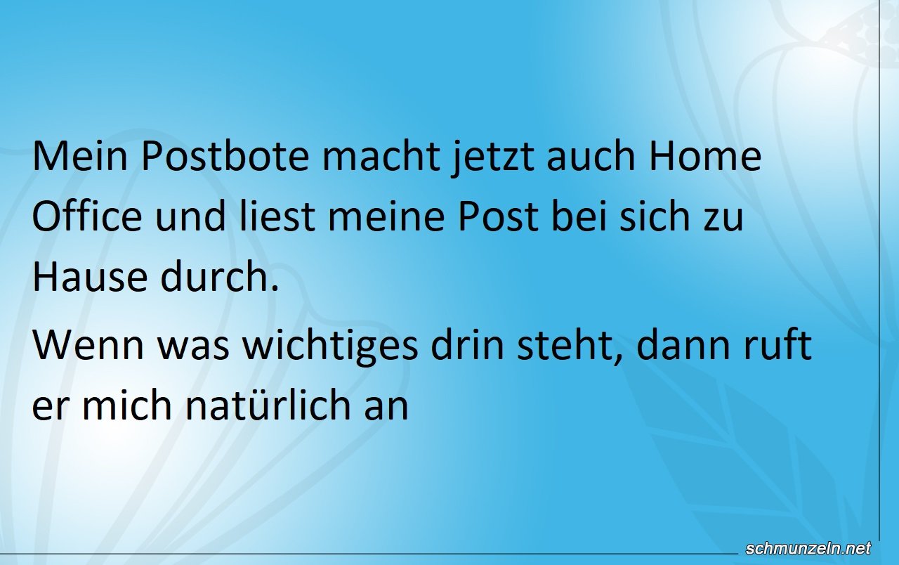 postbote heimarbeit