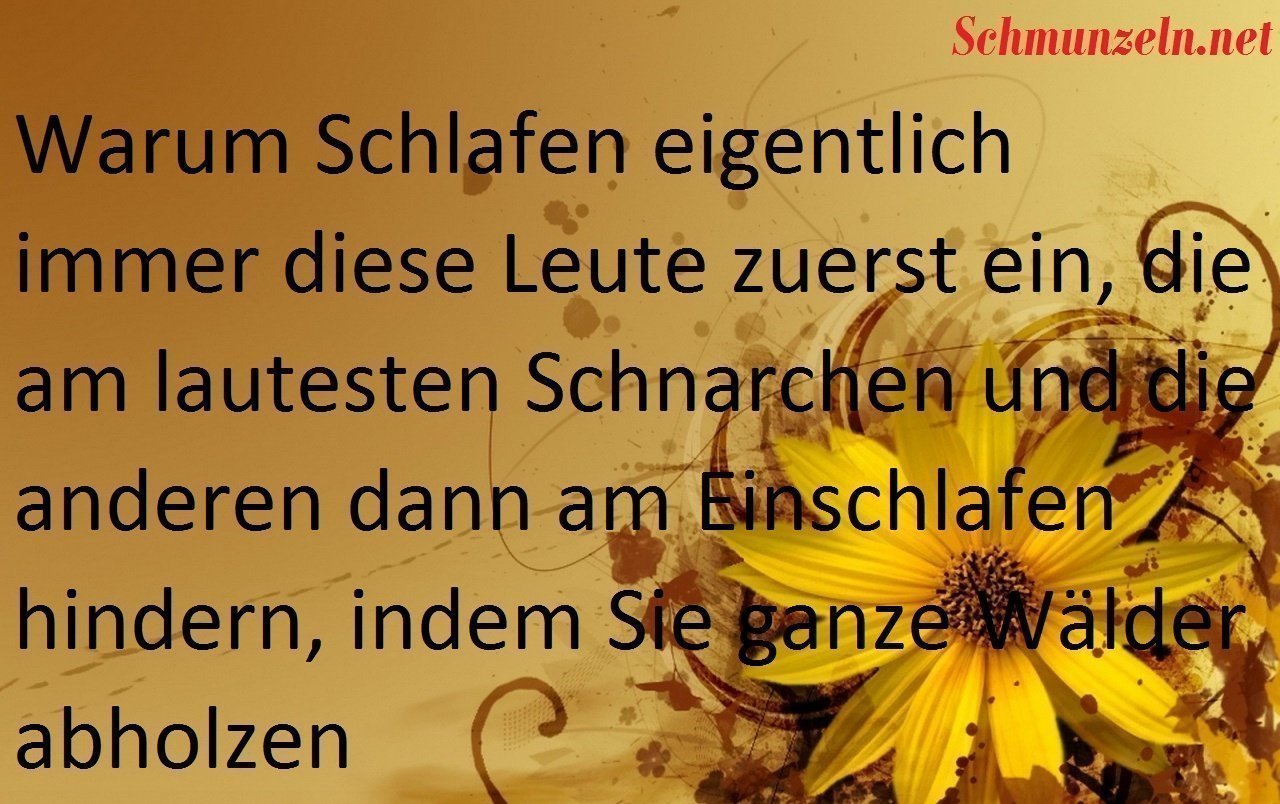 Immer nur Schnarcher im Bett schnarcher