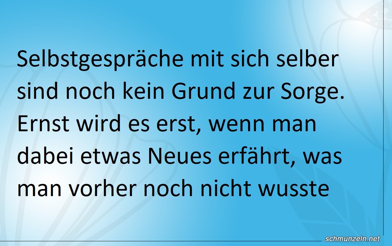 selbstgespraeche