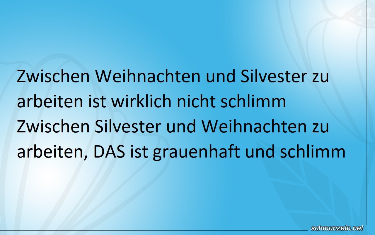 silvesterarbeit