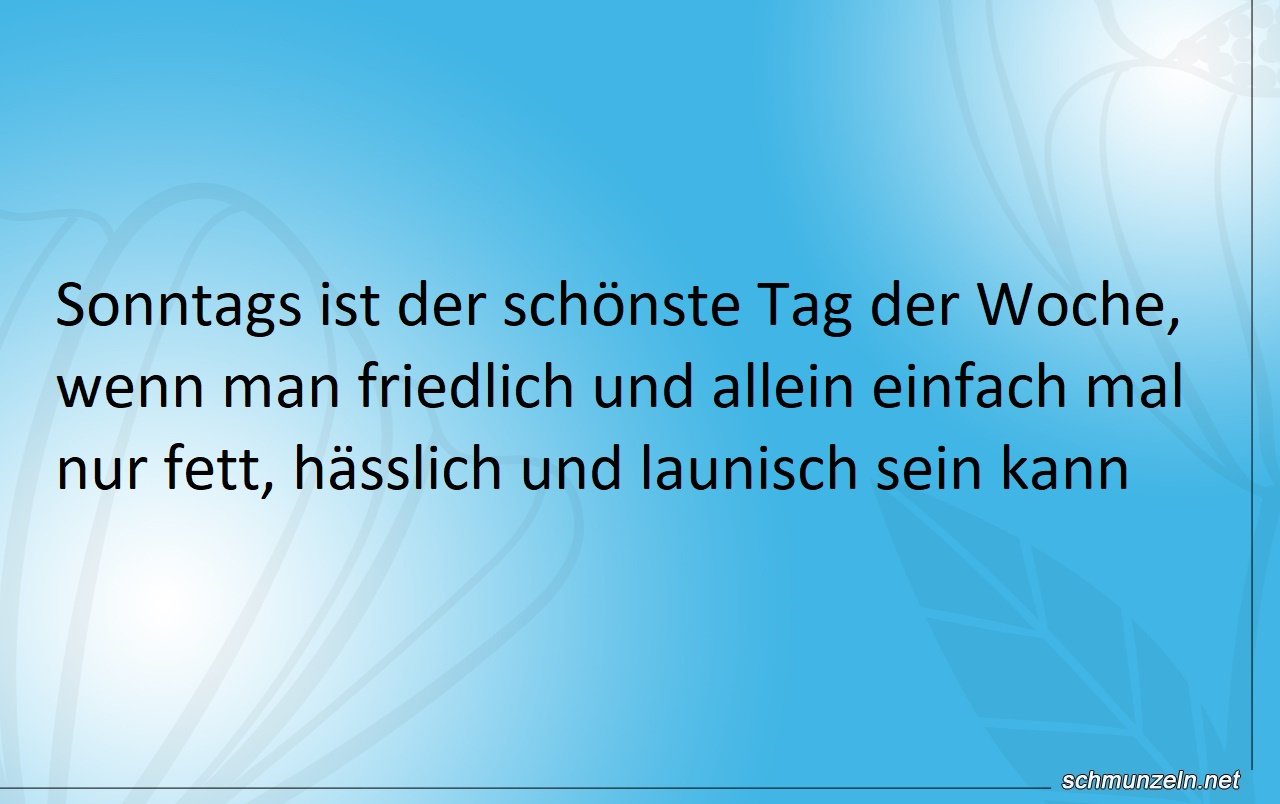 sonntag