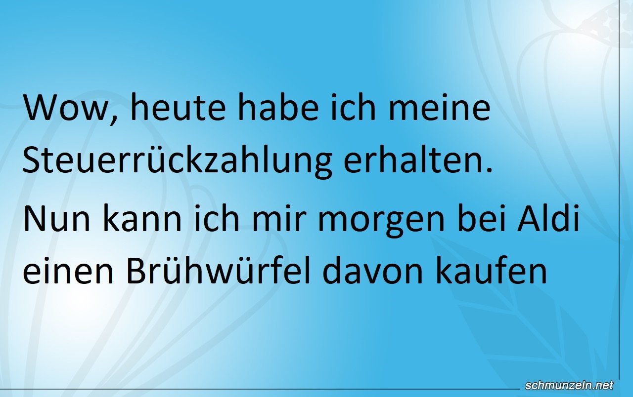 Ich habe meine Steuerrückzahlung erhalten Ich habe meine Steuerrückzahlung erhalten