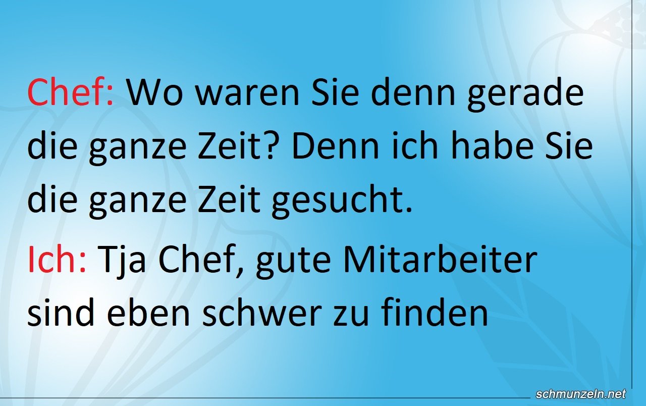Gute Mitarbeiter sind schwer zu finden superma