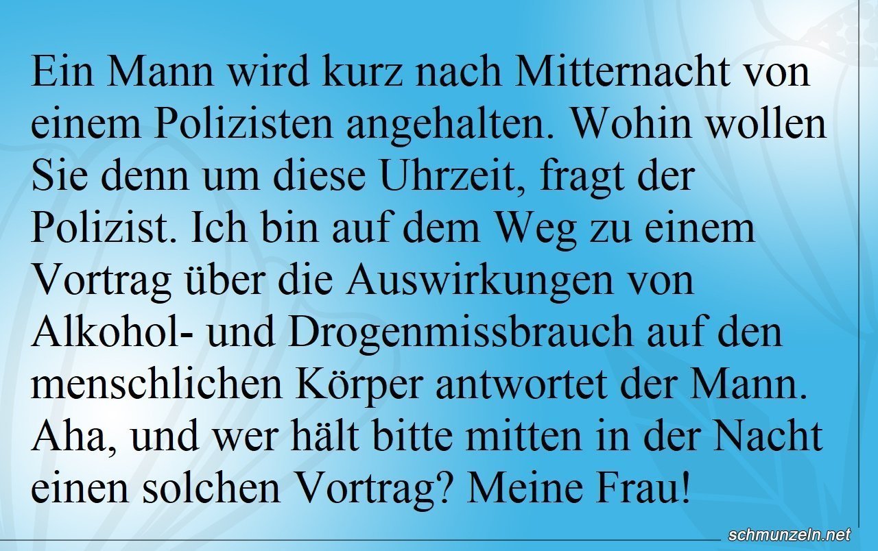 Mann wird nach Mitternacht angehalten Mann wird nach Mitternacht angehalten