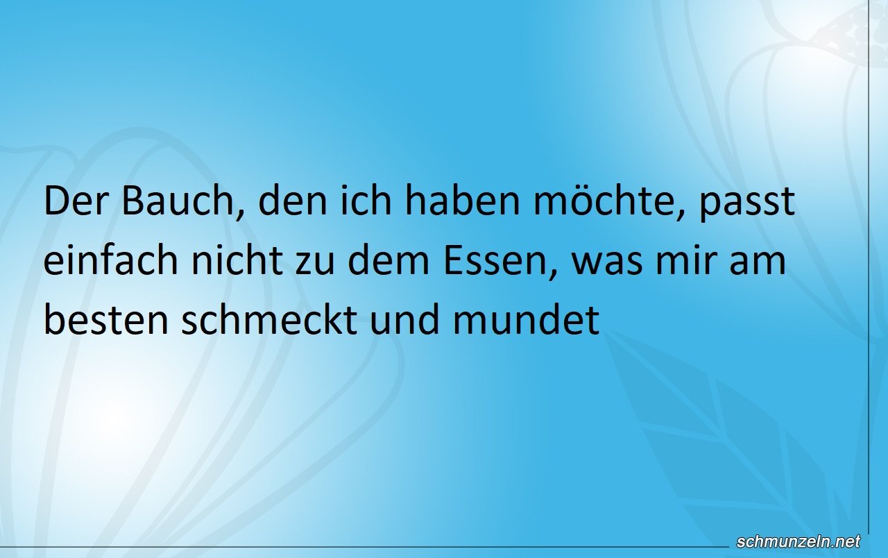 Wenn der Bauch nicht zum Essen passt Wenn der Bauch nicht zum Essen passt