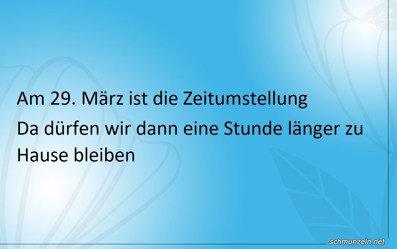 zeit umstellung