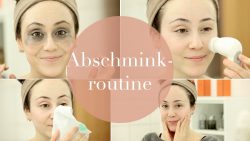 abschminkroutine i anschliessend