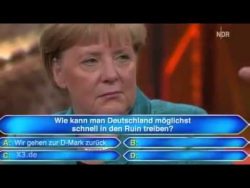 angela merkel bei wer wird milli