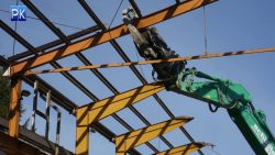 bagger mit hydraulik superschere