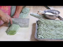 chinesische spinat nudeln
