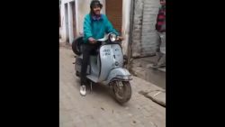 den falschen moped trick gezeigt