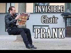 der unsichtbarer stuhl