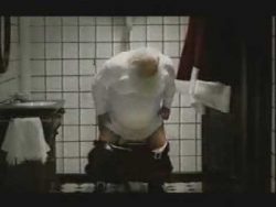 der weihnachtsmann auf dem klo