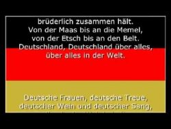 deutschland lied deutsche nation