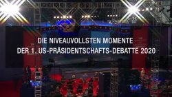 Die niveauvollsten Momente der 1. US-Präsidentschaftsdebatte 2020 die niveauvollsten momente der 1