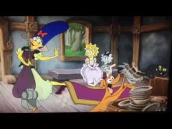 die simpsons als disneyfiguren