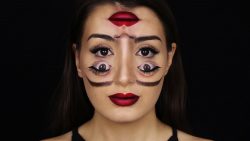 disturbing make up illusion