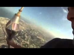 dubai von der spitze des burj kh