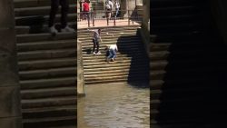 eine abkuehlung in london in der