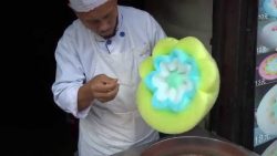 Eine Blume aus Zuckerwatte machen eine blume aus zuckerwatte mache