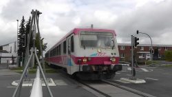 fotostativ von bahnschranke zerm