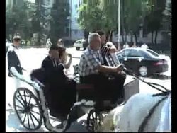 gestellte kutschfahrt fuer filma