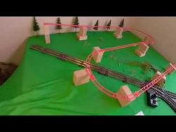 grosse murmelbahn im zimmer aufg