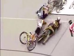 grosser fahrrad unfall beim radr