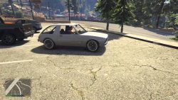gta v eine frau parkt aus