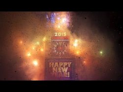 happy new year 2018 feuerwerk am