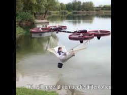 In der Hängematten Drohne entspannen in der haengematten drohne entsp