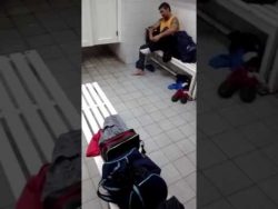 in die dusche rutschen nach dem