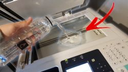 kann man wasser auf dem kopierer